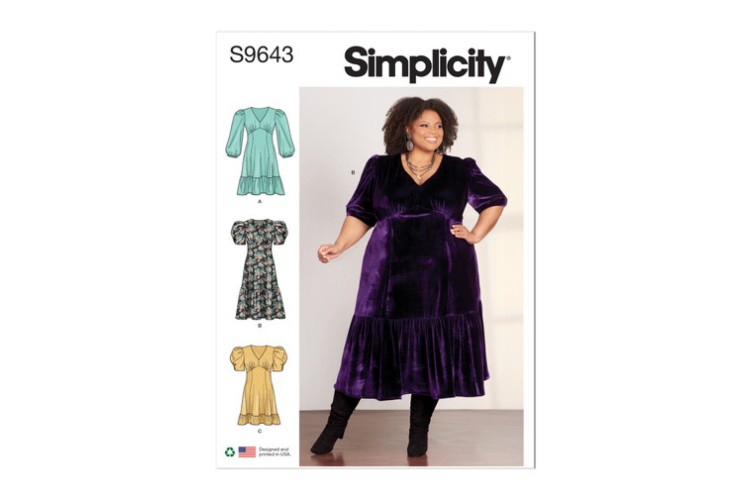 Simplicity S9643 Women's Dress