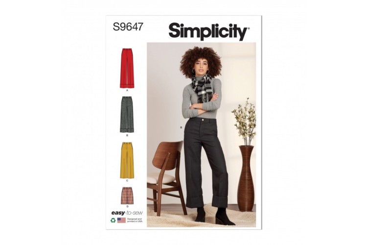 Simplicity S9647 Misses' Trousers and Shorts