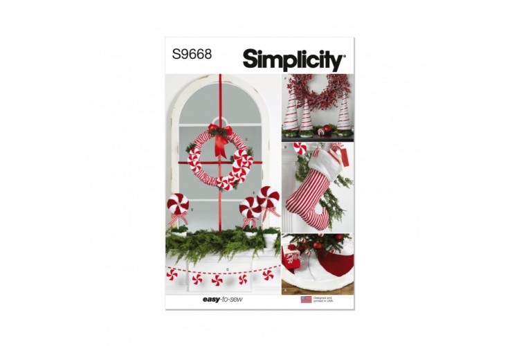Simplicity S9668 Christmas Décor
