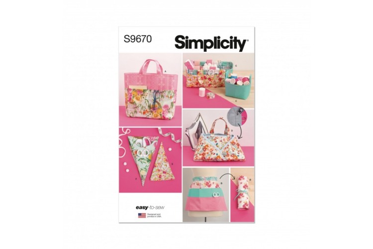Simplicity S9670 Sewing Room Accessories
