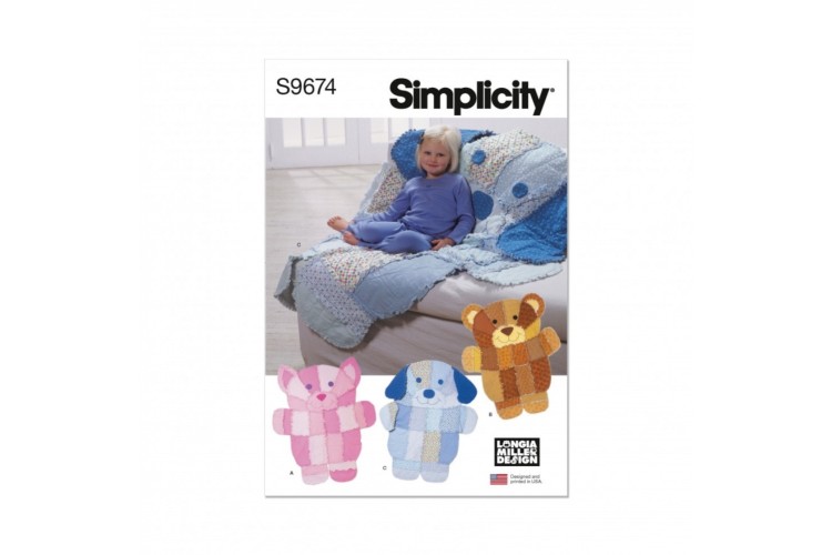 Simplicity S9674 Rag Quilt by Longia Miller