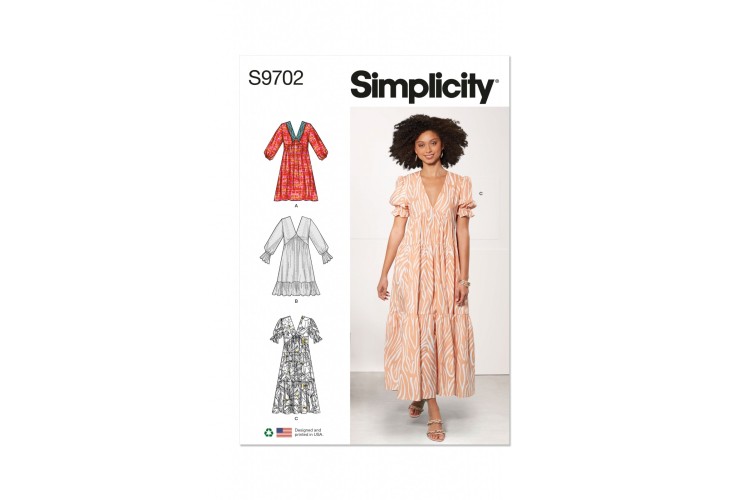 Simplicity S9702 Misses' Dress