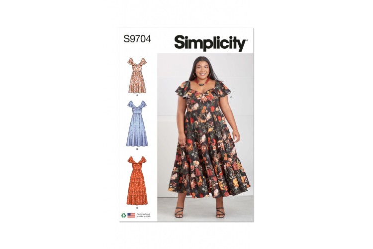 Simplicity S9704 Women's Dresses