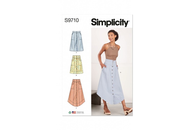 Simplicity S9710 Misses' Skirts