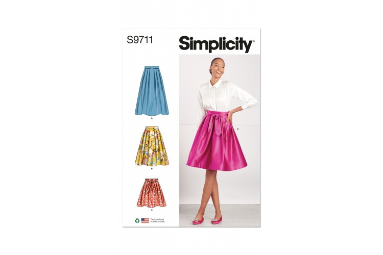 Simplicity S9711 Misses' Skirts