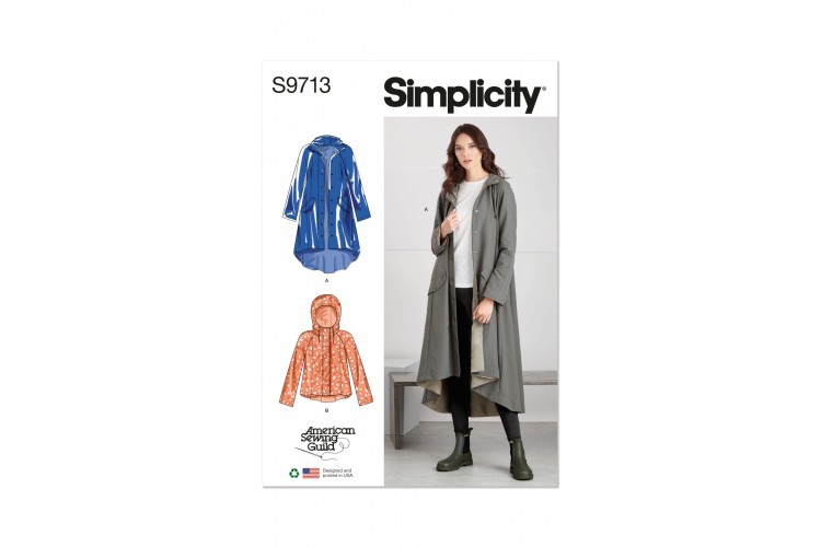 Simplicity S9713 Misses' Parka Jacket