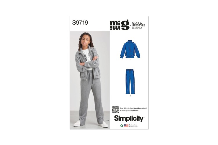 Simplicity S9719 Boys' Knit Jacket and Pants by Mimi G Style