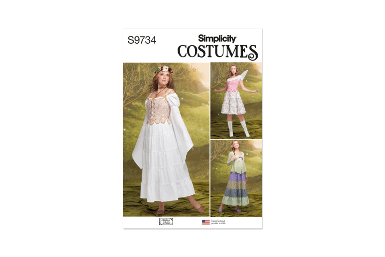 Simplicity S9734 Misses' Costumes by Andrea Schewe Designs