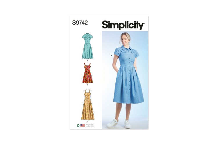 Simplicity S9742 Misses' Dresses