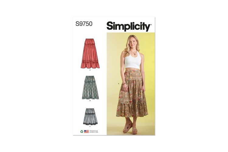 Simplicity S9750 Misses' Skirt in Three Lengths