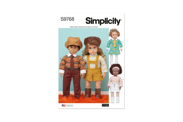 Simplicity S9767 Children's and Misses' Wrap Around Apron and Scarf Hat by Ruby Jean's Closet