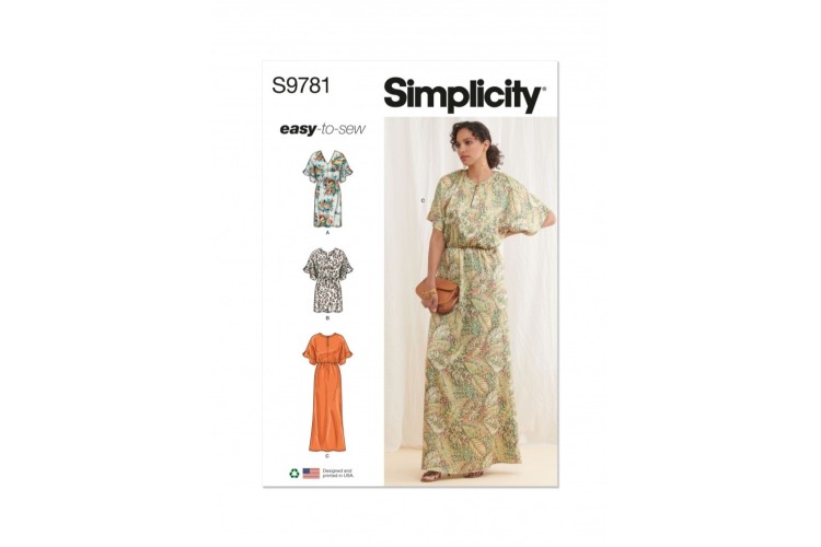 Simplicity S9781 Misses' Dresses