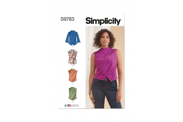 Simplicity S9783 Misses' Tops