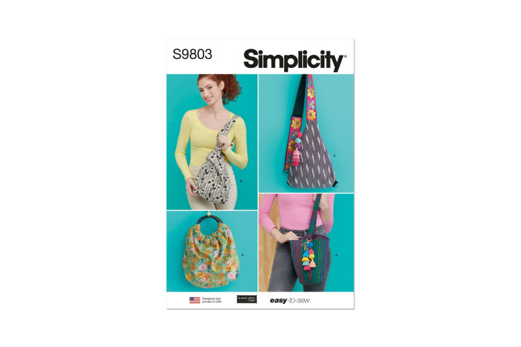 Simplicity S9803 Bags in Four Styles by Elaine Heigl Designs