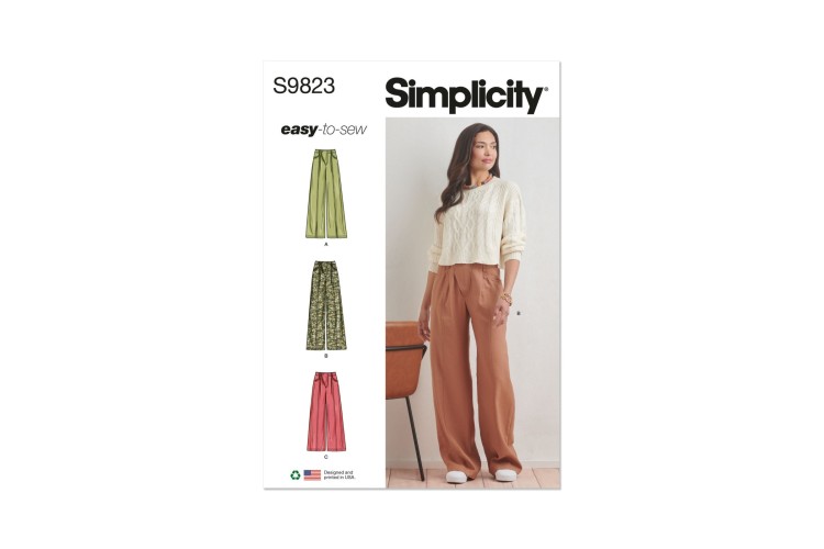 Simplicity S9823 Misses' Pants