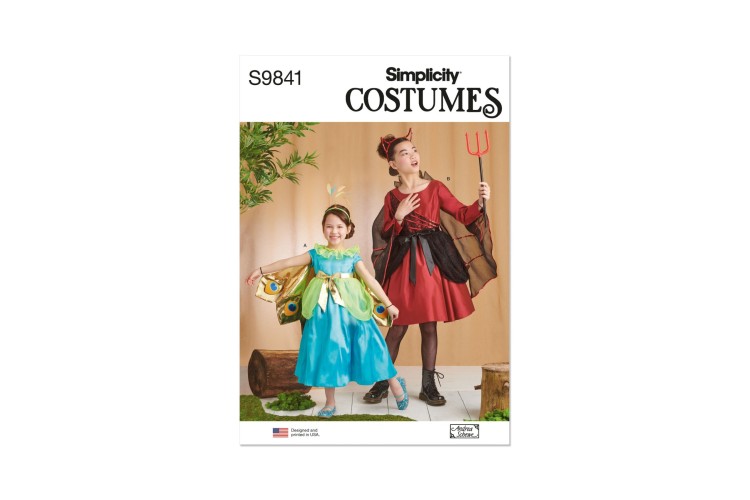 Simplicity S9841 Children's and Girls' Costumes by Andrea Schewe Designs