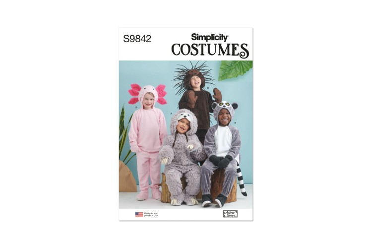 Simplicity S9842 Children's Animal Costumes by Andrea Schewe Designs