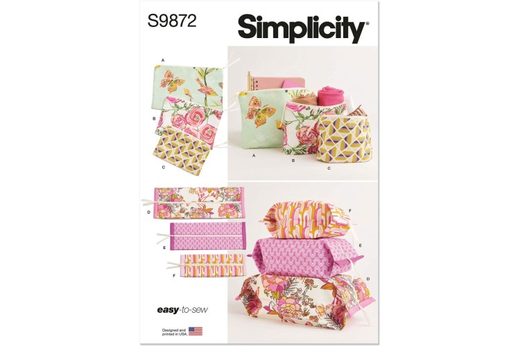 Simplicity S9872 Zipper Cases