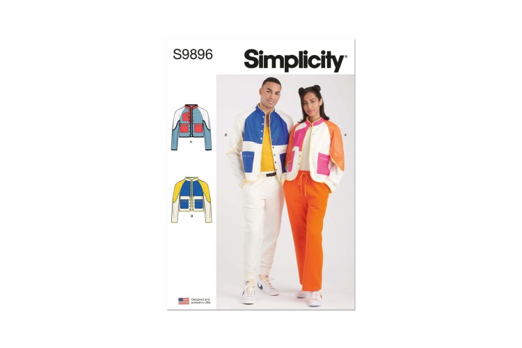 Simplicity S9896 Misses’ and Women’s Knit Jacket and Leggings