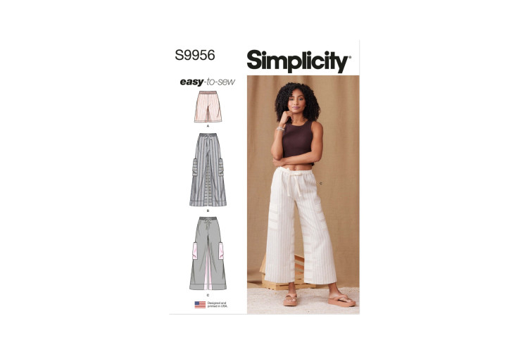 Simplicity S9956 Misses' Shorts and Pants