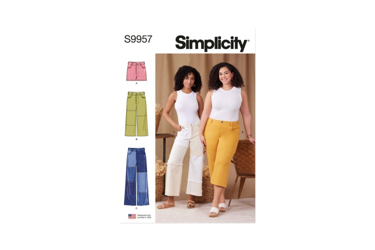 Simplicity S9957 Misses' and Women's Shorts and Pants