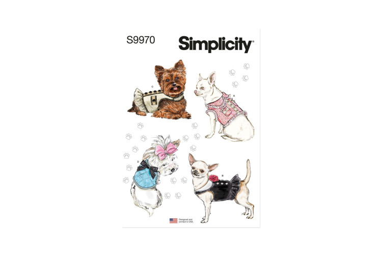 Simplicity S9970 Dog Coats