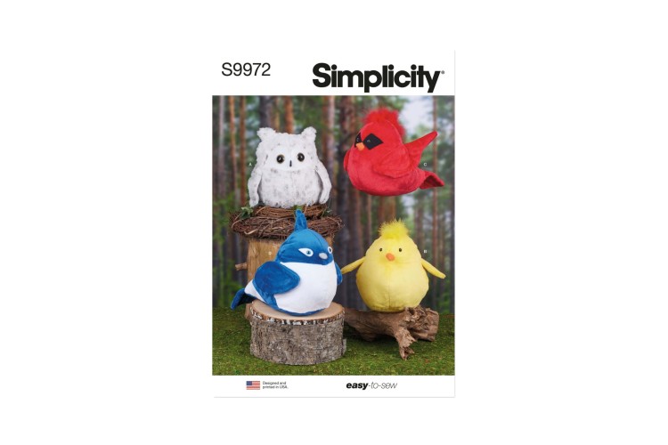 Simplicity S9972 Plush Birds