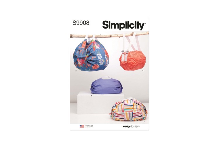 Simplicity S9908 Bag in Four Sizes