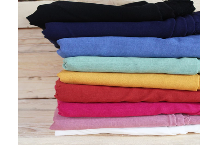 Soft Slub Stretch Viscose 97% Viscose 3% Spandex 140cm - Select a Colour