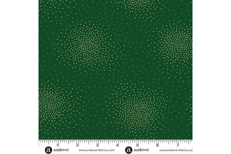 Spritz by Andover Fabrics -  Metallic Pine 100% Cotton 112cm 