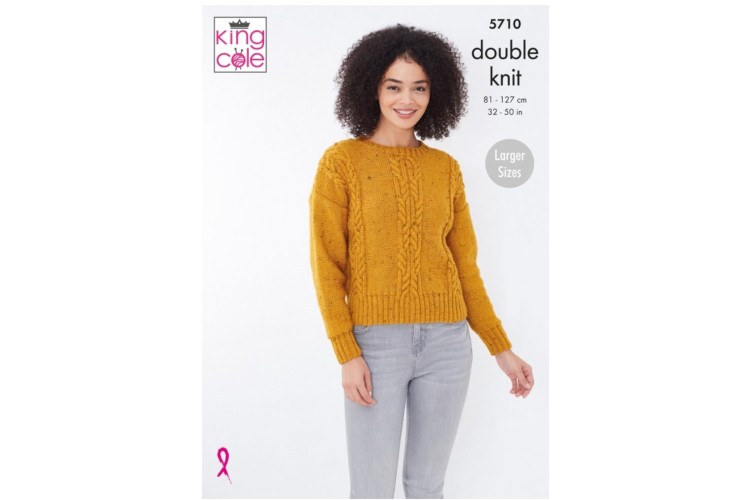 Sweater & Cardigan Knitted in Big Value Tweed DK - 5710