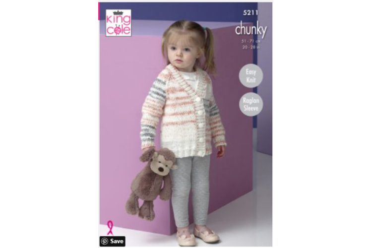 Sweater & Cardigan Knitted in Comfort Cheeky Chunky - 5211