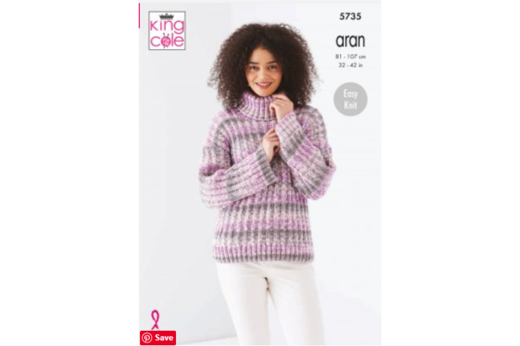 Sweater & Cardigan knitted in Drifter Aran - 5735