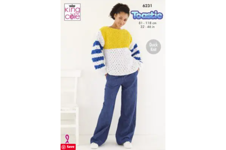 Sweater & Cardigan Knitted in Toastie - 6231