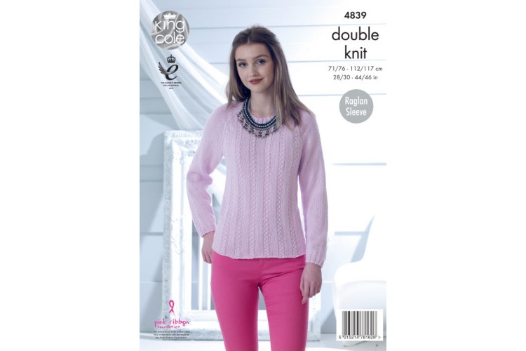 Sweater & Cardigan knitted with Cottonsoft DK - 4839