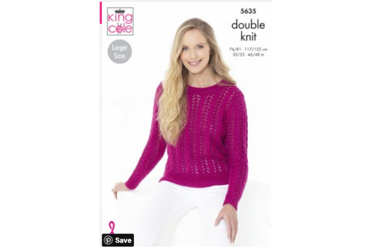 Sweater & Cardigans: Knitted in Cottonsoft DK - 5635