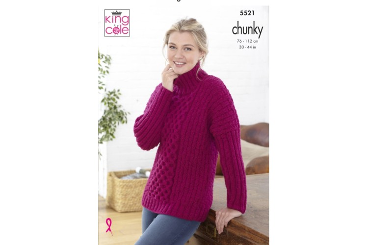 Sweater & Jacket Knitted in Magnum Chunky - 5521