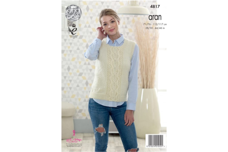 Sweater & Slipover knitted with Fashion Aran - 4817