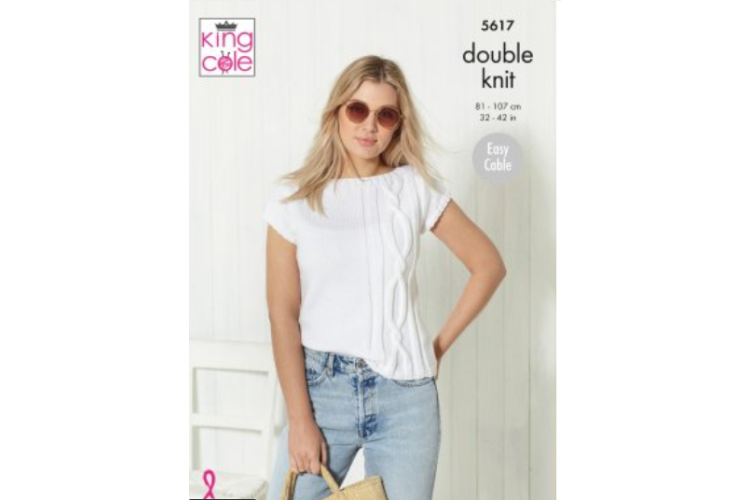 Sweater & Top: Knitted in DK - 5617
