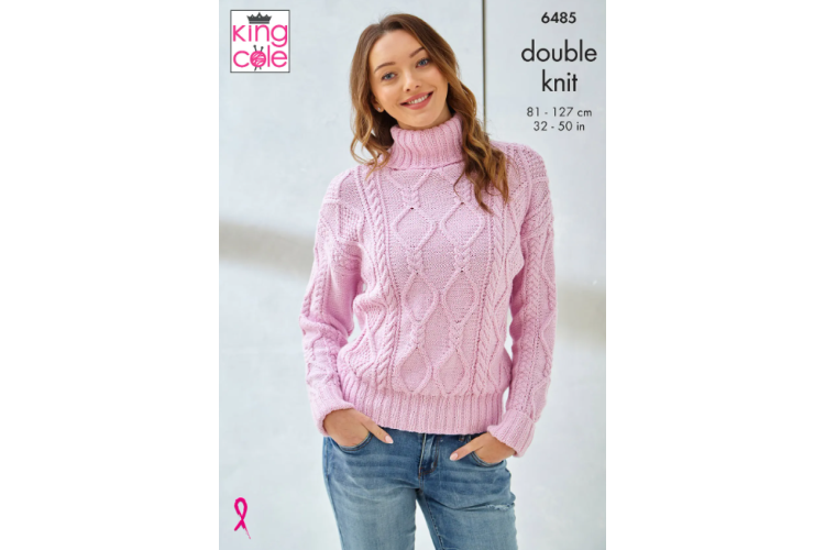 Sweater and Slipover knitted in Cottonsoft DK - 6485