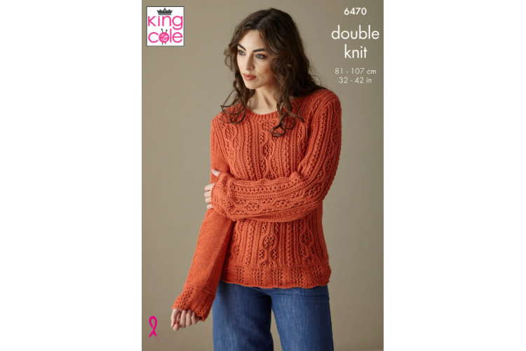 Sweater and Cardigan knitted in Cottonsoft DK - 6470