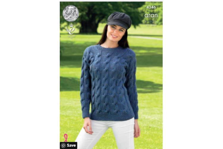 Sweater and Cardigan Knitted with Fashion Aran - 4346