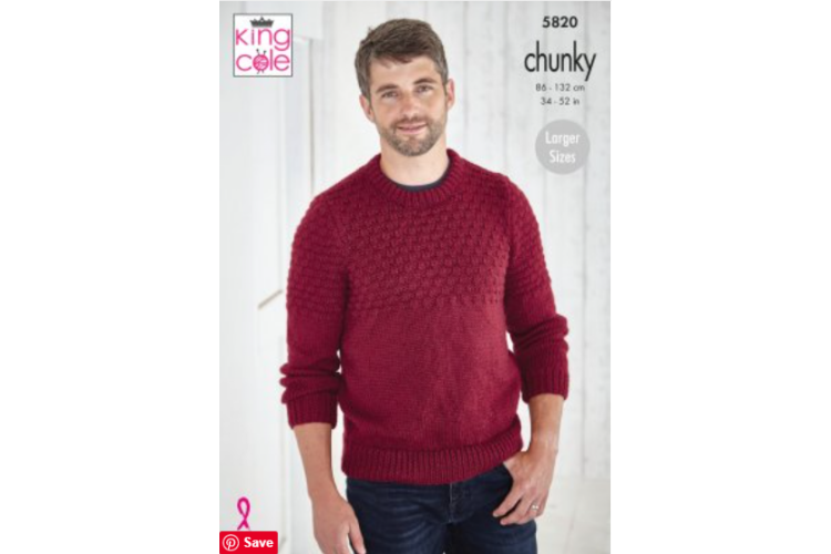 Sweater And Slipover: Knitted in Big Value Chunky - 5820