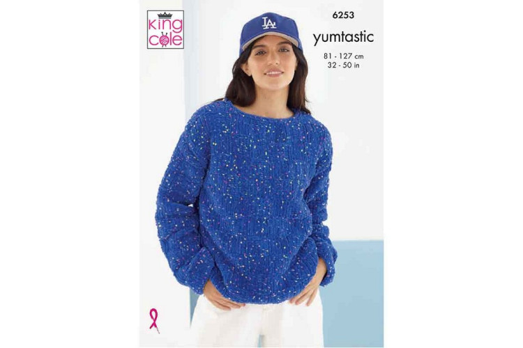 Sweater and Tank Knitted in King Cole Yumtastic 6253