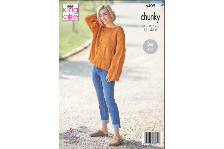Sweater and Tank Top: Knitted in King Cole Dalesway Chunky - 6409