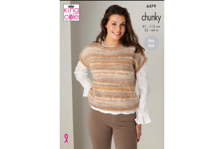 Sweater and Top knitted in Flair Chunky - 6479