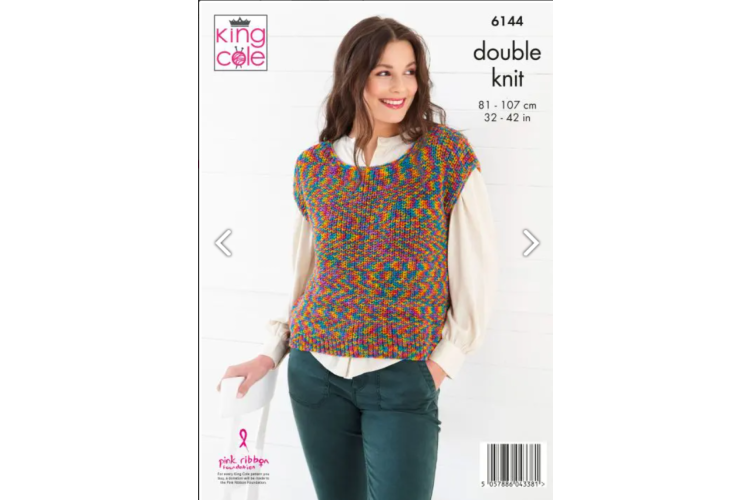 Sweater and Top Knitted in King Cole DK Jitterbug - 6144
