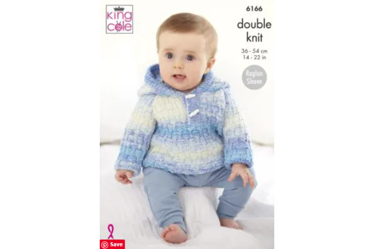 Sweaters, Jacket & Hat Knitted in Cutie Pie DK - 6166