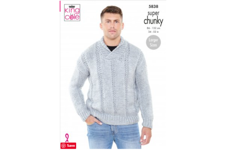 Sweaters: Knitted in Big Value Super Chunky - 5838