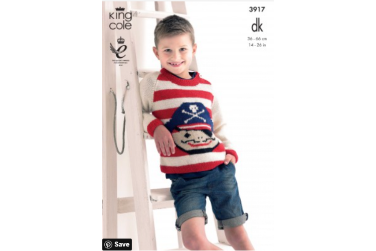 Sweaters and Hat Knitted with Merino Blend DK - 3917